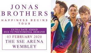 Jonas Brothers Tickets In London At The Sse Arena Wembley