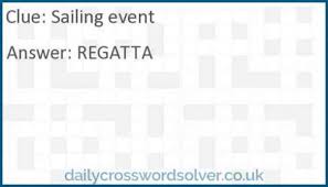 Posted on november 28, 2017 at 12:00 am. Sailing Event Crossword Answer Solutions De Jeux