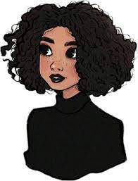 Curled hair is rarely given to male characters anyways. Sufi Cient I Will Design African American Character For Tshirt For 5 On Fiverr Com In 2021 Curly Hair Drawing How To Draw Hair Curly Hair Styles
