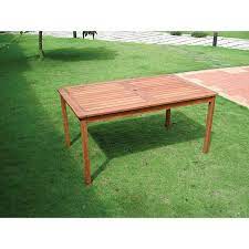 31 5 Inch Solid Wood Patio Dining Table
