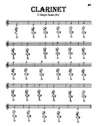 Scales Clarinet With Fingering Diagrams