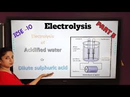 Acidulated Water Electrolysis
