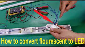 convert fluorescent light ing