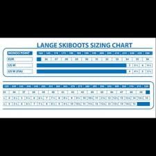 Lange Ski Boot Size Chart Www Bedowntowndaytona Com