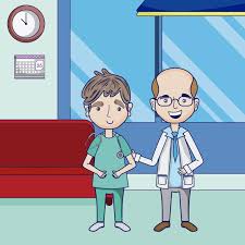funny doctors cartoons at hospital