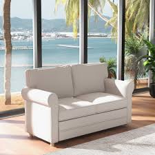 Homcom 59 Loveseat Sofa For Bedroom