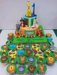 Jungle Animal Cake Jocakes Jungle Birthday Cakes Animal Birthday  gambar png