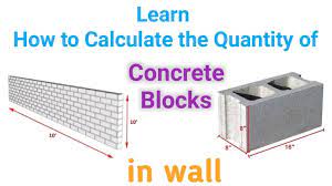calculate number of concrete blocks