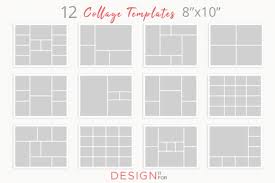 photo collage template psd graphic by