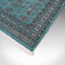 decorative wool bokhara rug 1950s