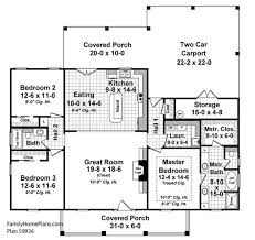 small house plan with front porch