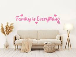 Wall Art Stickers Quote Family Home