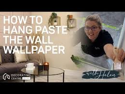 how to hang paste the wall wallpaper