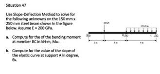use slope deflection method to solve