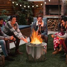 Smokeless Stainless Steel Fire Pit With