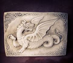 Sparta Welsh Dragon Plaque Stoneware