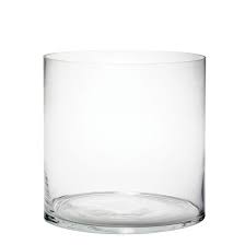 Tank Glass Cylinder Clear 20cm X 20cm