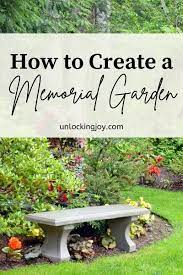 How To Create A Memorial Garden