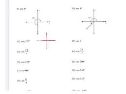 Exact Trig Values On Special Angles