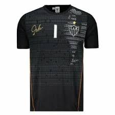 It was designed to have a soft touch and a lighter weight when dressed. Official Brazilian Soccer Jersey Atletico Mineiro Black Cam Ebay
