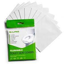 Alpine Industries White Disposable Toilet Seat Covers 150 Sheets
