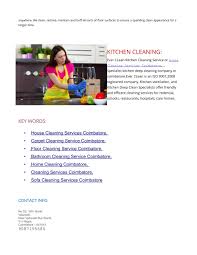 house cleaning services coimbatore