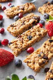 healthy berry granola bars vegan gf