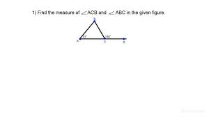 An Angle Given Extended Triangles