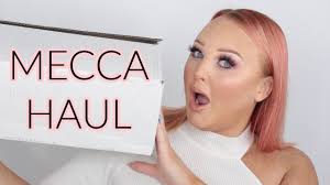 mecca haul review makeup tutorial