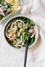 easy orzo salad meal prep carmy