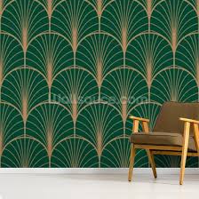 Green Goddess Pattern Wallpaper