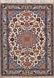 2x3 isfahan hand knotted persian rug