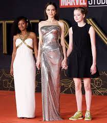 Angelina Jolie, Zahara and Shiloh ...