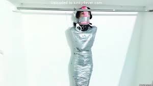Panty Hooded Mummy Locked Up In The Attic 
