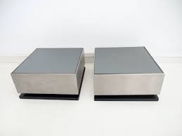 small side tables with mirrored glass