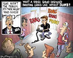 video games get the blame for gun violence