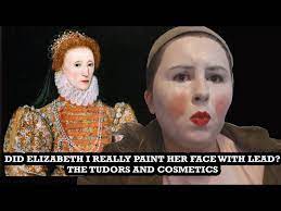 did elizabeth i really paint her face
