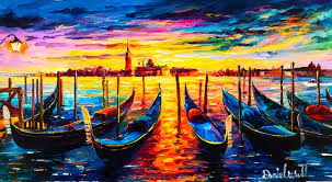 Splendid Venice Oil Painting By Daniel