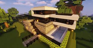 The reason modern and contemporary houses seem to lend themselves to minecraft probably stems from the fact that we build but getting started with a modern house might be easier said than done. I Built This Modern House In My Survival World It Took Me 1 Week Irl To Get All The Materials And Then Build It Thoughts Minecraft