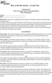rise of the revolution grade nine pdf the essay should identify one example each for social protest political action and revolution