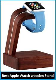 wooden charging stand dock