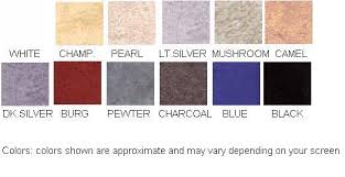 Sheepskin Cover Color Chart