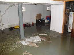 water damage repair flooded basement