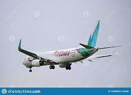 Rear View Of A Caribbean Airlines Boeing 737 800 Editorial