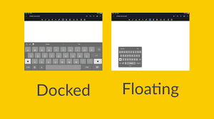 ipad floating keyboard docked