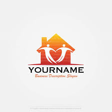 Online Logos Store Family House Logo Template