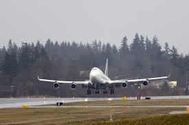 famed boeing 747 plane takes first of