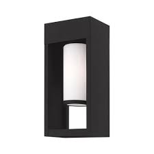 livex lighting bleecker 1 light black