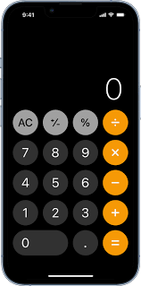 use calculator on iphone apple support