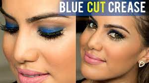 night out blue makeup you